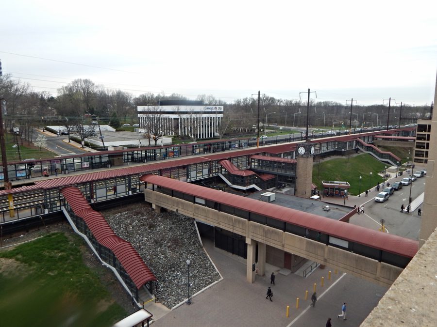 Metropark station in Iselin, Woodbridge Township